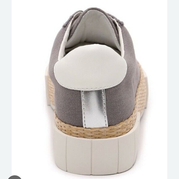 Like new Dolce Vita YaYa Gray Canvas Platform Sneaker size 8 - Picture 2 of 9
